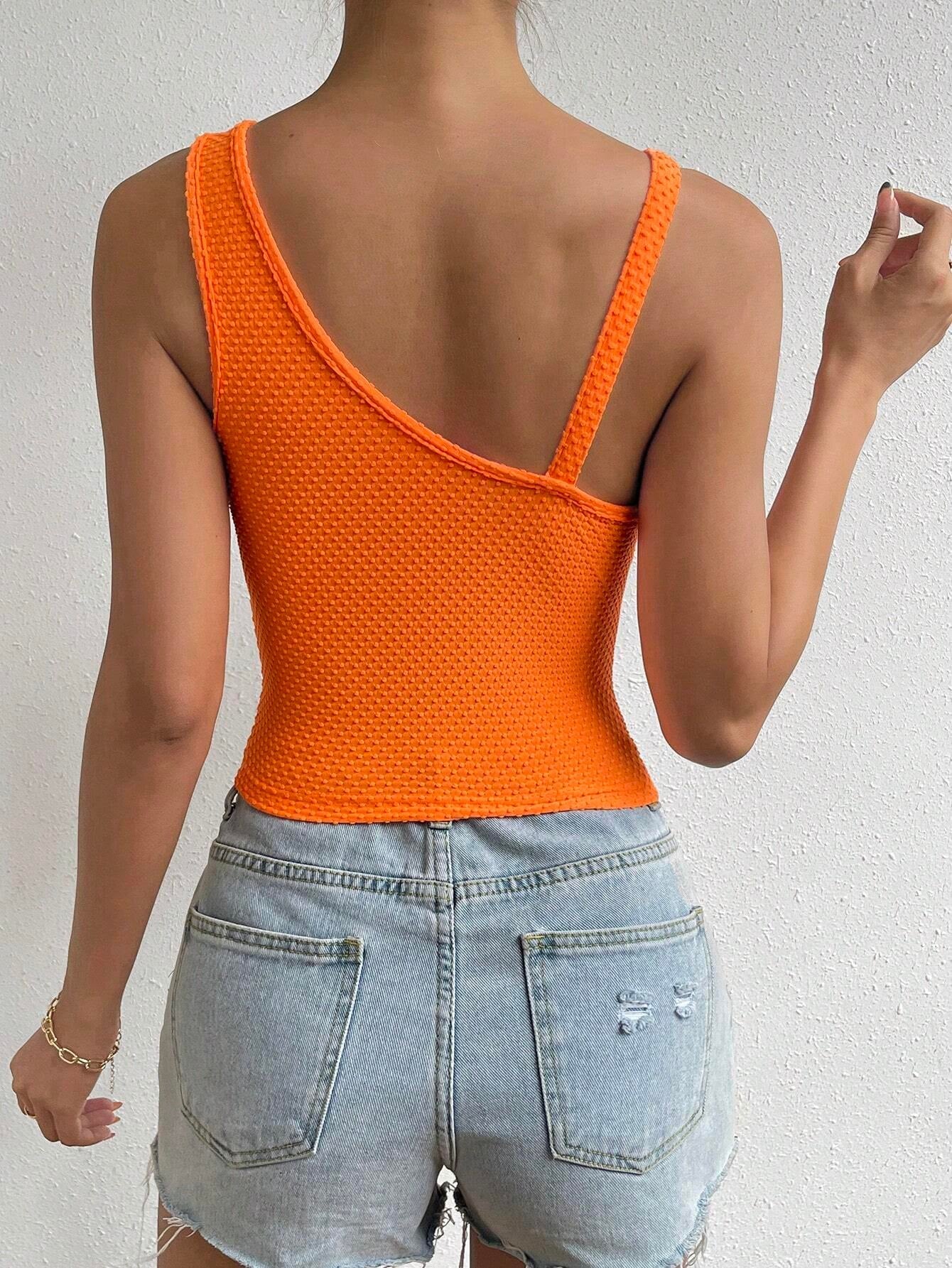 CROP ATHLETE- NARANJA