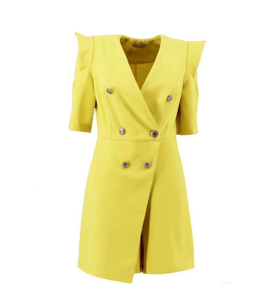 VESTIDO PANTALÓN AMARILLO