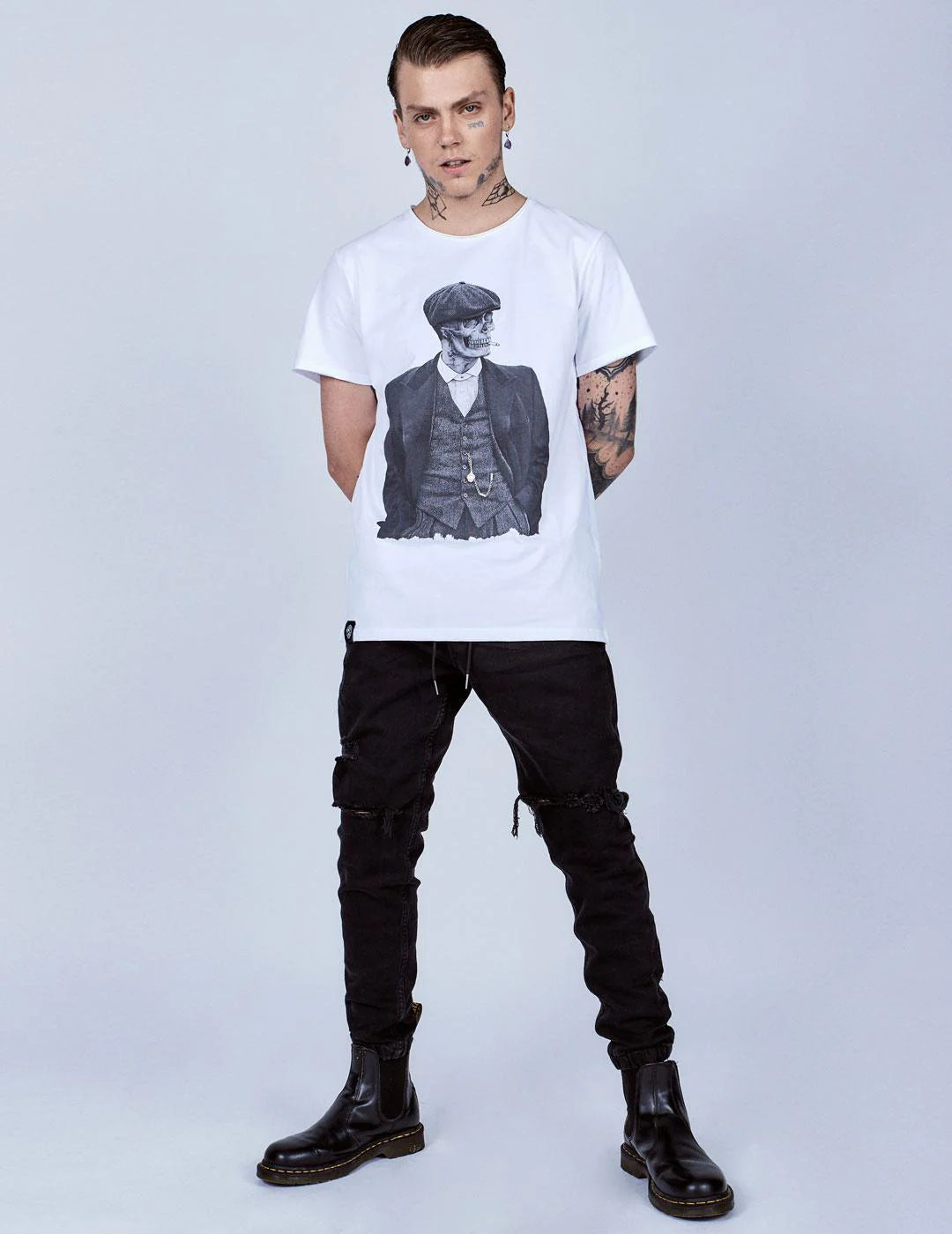 PEAKY SKULL T-SHIRT