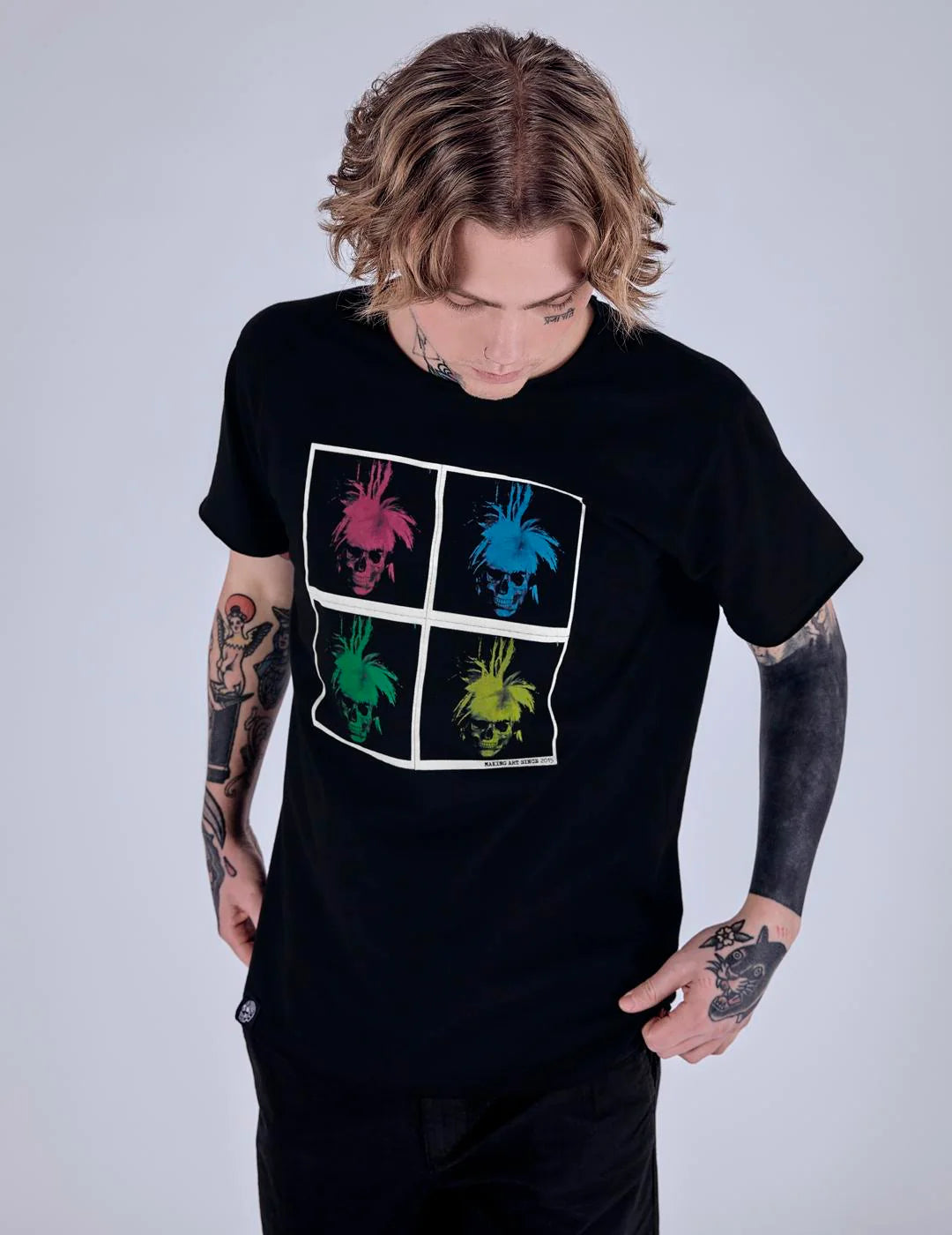 WARHOL SKULL T-SHIRT
