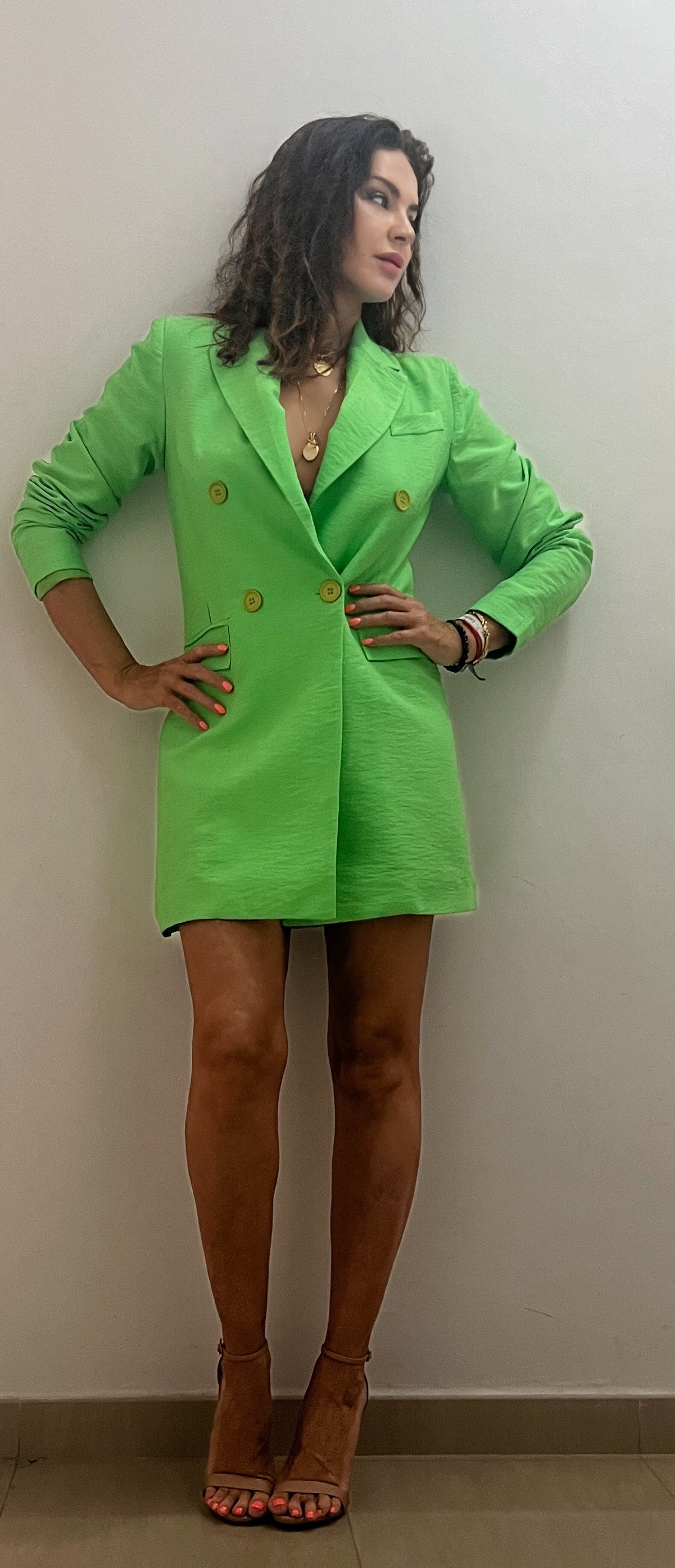 ESSENTIALS RESOLUTE EVERYDAY BLAZER ABSINTHE GREEN- VERDE CLARO
