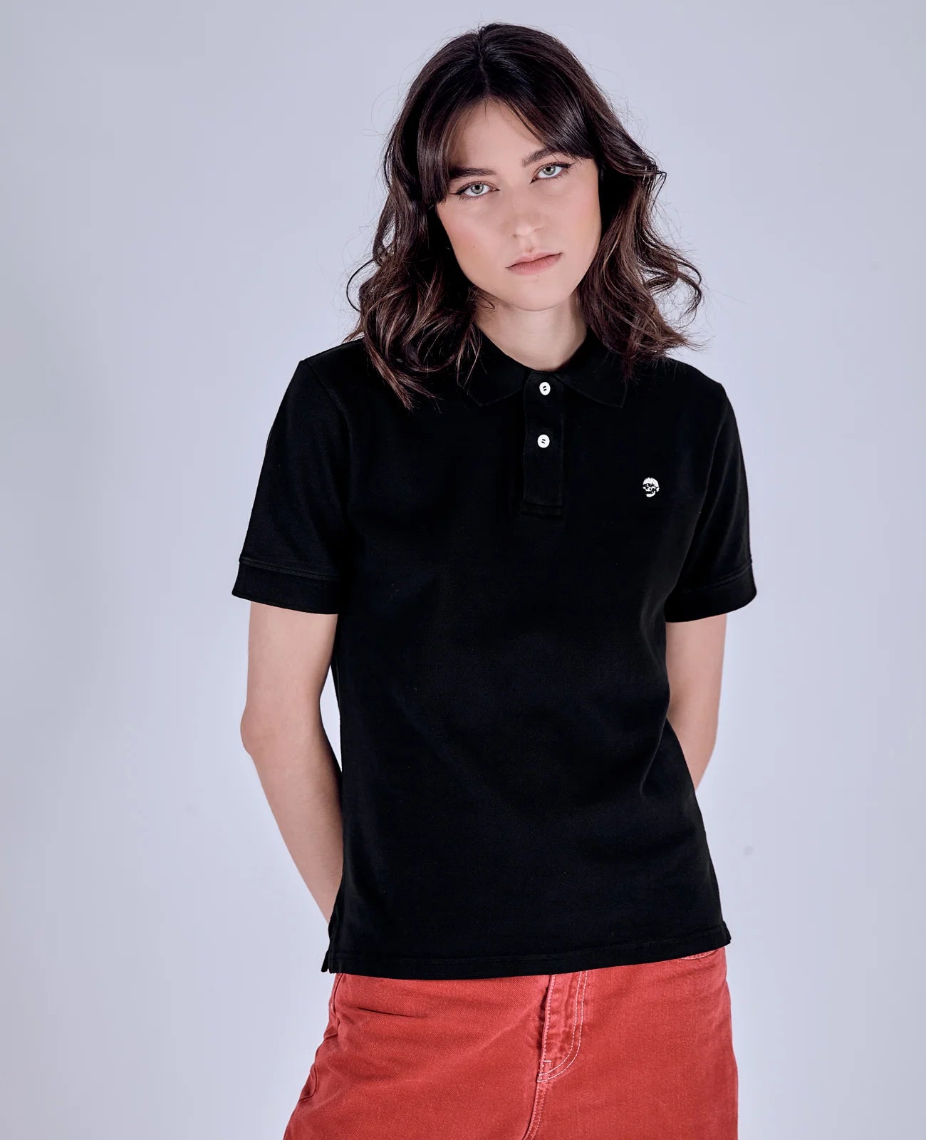SKULL POLO BLACK