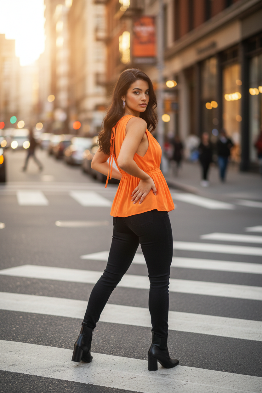 CAMISA NARANJA