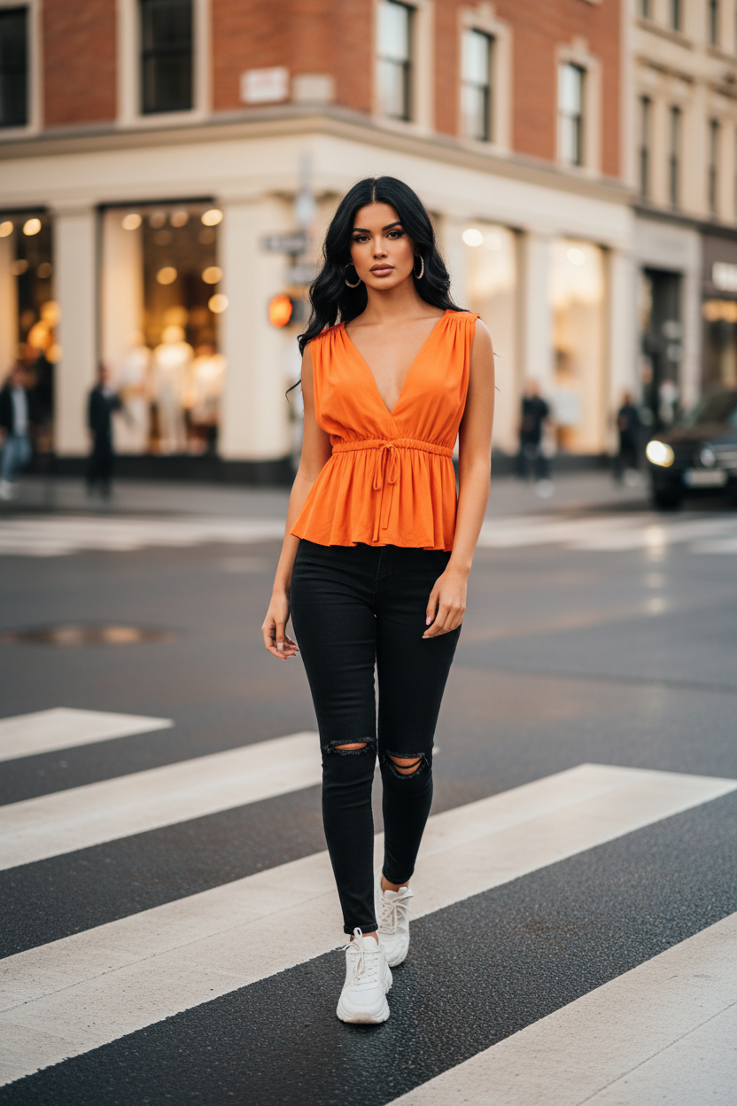CAMISA NARANJA